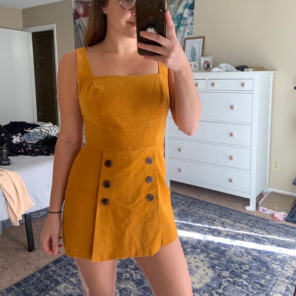 Urban Outfitters Short Corduroy Overall
